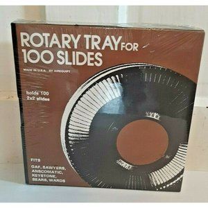 VTG Rotary Tray For 100 Slides NOS In Original Box Sealed